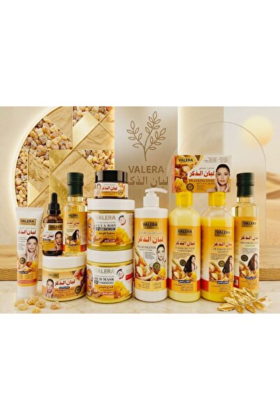 Valera Frankincense Body & Hair Care Kit - 11in1 Set With Shampoo, Conditione...