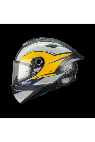 MT Helmets TARGO S OUTSİDE C3 PARLAK SARI FULL FACE KASK