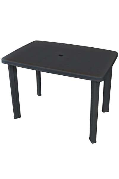vidaxl Masă de grădină, antracit, 101 x 68 x 72 cm, plastic