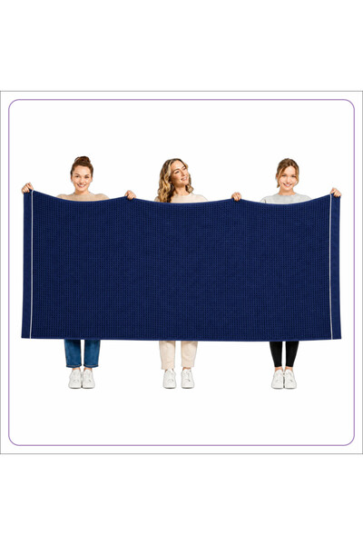 Donetella 1 Pcs Bath Sheet 90x180 cm – 310 GSM Waffle Microfiber, Soft, Absor...