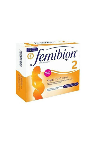 Femibion 2 Sarcină și Alăptare, 28 comprimate filmate + 28 capsule de gelatină