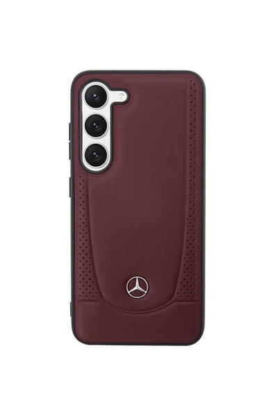 Mercedes Benz Mercedes-Benz Urban Leather Case for Samsung Galaxy S23 - Red