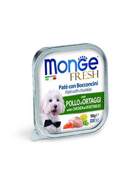 Monge Adult Κονσέρβα Σκύλου με Κοτόπουλο και Λαχανικά 100gr