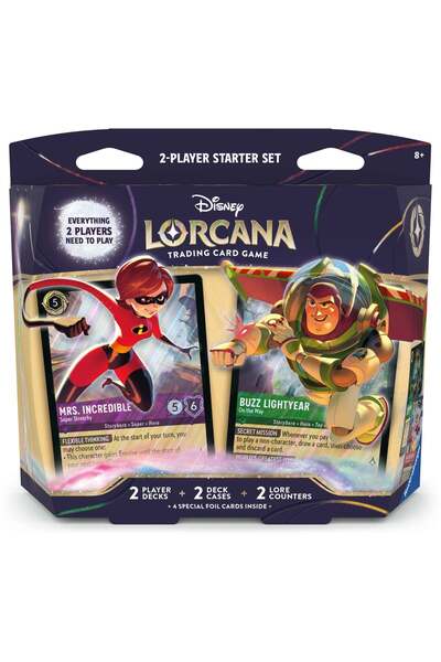 RAVENSBURGER Дисни Лоркана TCG Неизведаните диви земи Стартов комплект за 2 и...