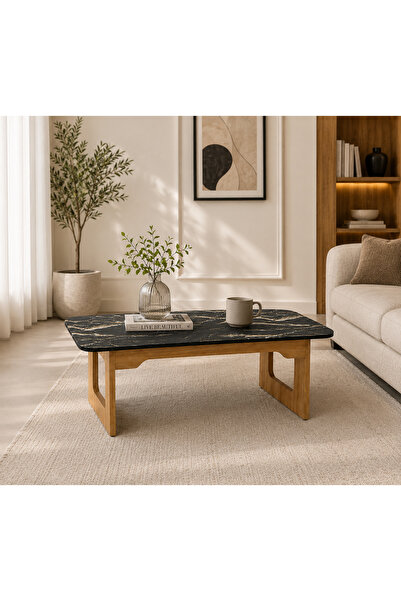 N.zone Luxury Coffee Table Modern Marble Design |   Measuring 120X60X40 Cm, I...