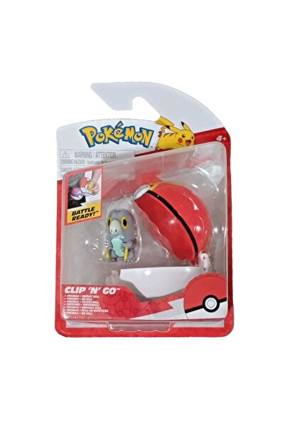 Pokemon Figurina in bila Clip N Go S2, Frigibax si Repeat Ball