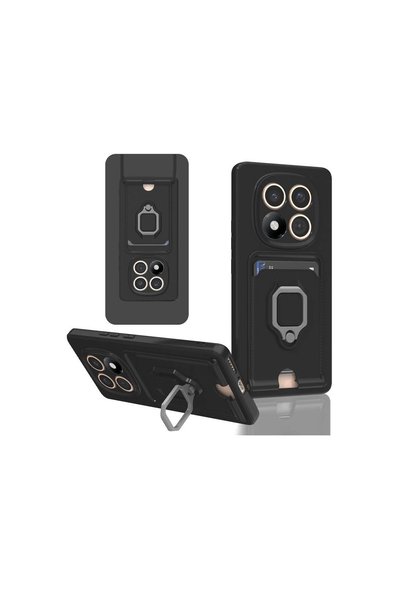 OEM Xiaomi Redmi Note 14 Pro Plus Case Zuma with Business Card and Ring Silic...
