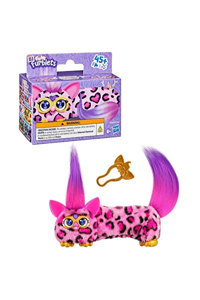 Furby Mini interactive plush toy, Dj Furblets, Kitt-Ee-Luv, G1785