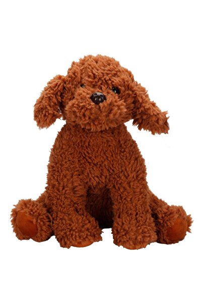 Puffy Friends Jucarie de plus, Puffy Friends, Catelus Poodle, Maro inchis, 33cm