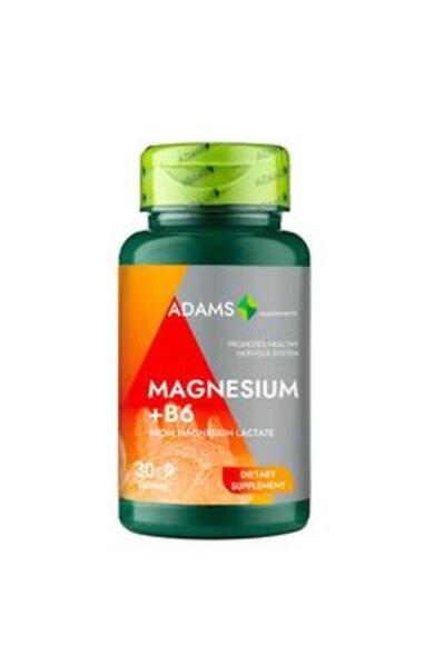 Adams Supplements Magnesium + B6 Adams Supplements, 30 tablete