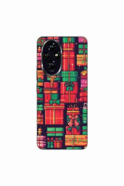 OEM Case compatible with Honor 200 Silicone Gel Tpu Pattern Pixel Art Gifts