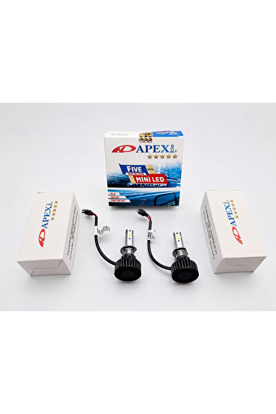 EP GARAJ OTOMOTİV APEXi H4 Mini LED Xenon Far Ampul Seti – 52W 8000 LÜMEN Ult...