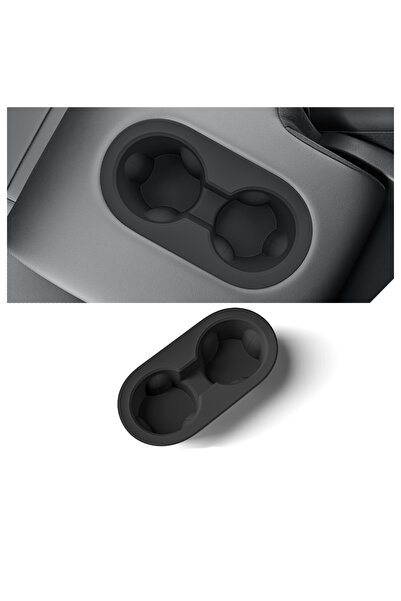 OLED GARAJ Compatible with Tesla Model Y Juniper Rear Seat Cup Holder Black