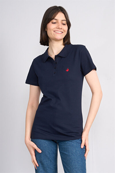 Çetinkaya C.K Y26 8961 Cstp Byn Polo Yk. Pıke Nakışlı S.Fıt T-shirt Laci