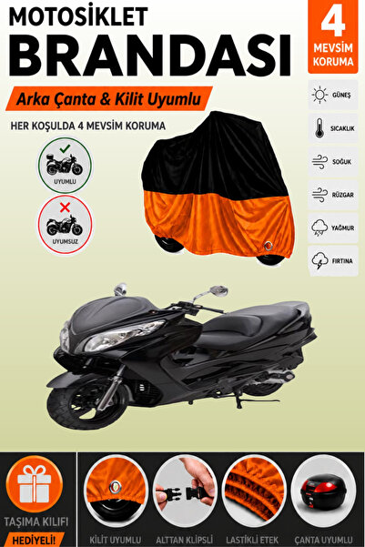 Cemku Double Black Top - Orange Bottom, Rear Bag Compatible Bumoto/Jinling Re...