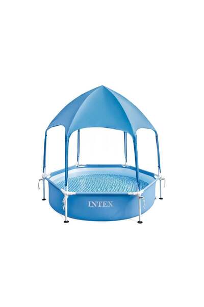WOWMOMKIDS Ih28209 Prefabricated Family Pool with Canopy