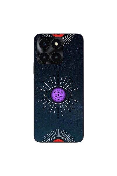 OEM Θήκη συμβατή με Honor X6a από σιλικόνη gel TPU με σχέδιο Μάτι Τομόε Ρινεγκάν
