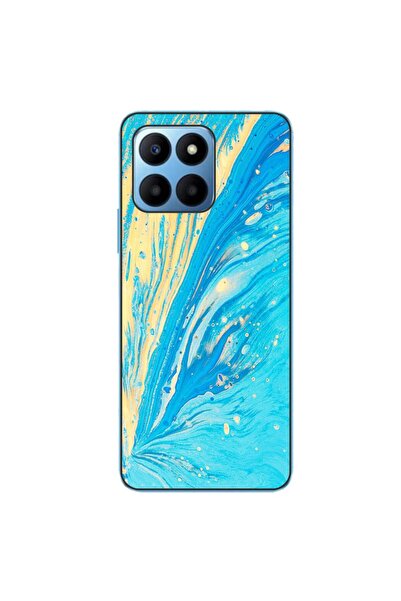 OEM Husa compatibila cu Honor X6 Silicon Gel Tpu Model Aqua Bloom