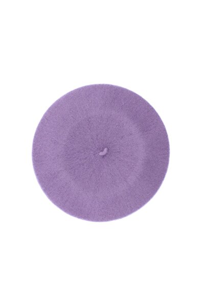 ButicCochet Women's beret, wool, ButicCochet, one size, Purple - BSC600