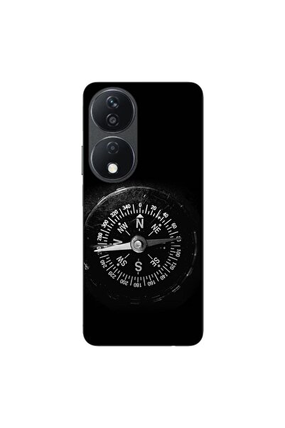 OEM Case compatible with Honor X7b Silicone Gel Tpu Vintage Compass Pattern