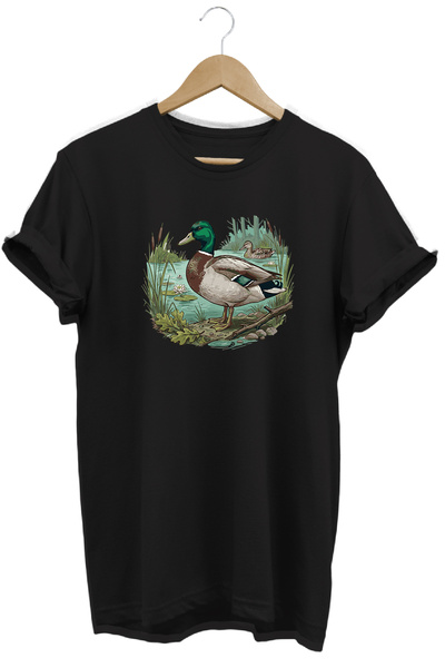 remonz Green-Capped Duck and Target Printed Land T-Shirt Outdoor Clothing
