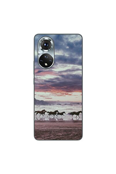 OEM Case compatible with Honor 50 Silicone Gel Tpu Running Horses Pattern