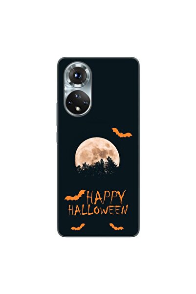 OEM Husa compatibila cu Honor 50 Silicon Gel Tpu Model Happy Halloween Luna P...