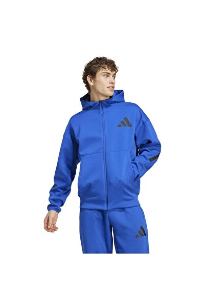 adidas Bărbați Z.N.E. Hanorac sport cu fermoar integral și glugă S