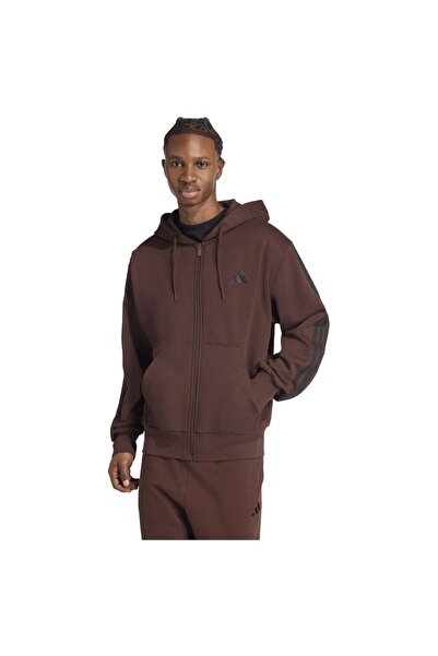 adidas Hanorac din fleece cu 3 dungi pentru bărbați, mărimea L