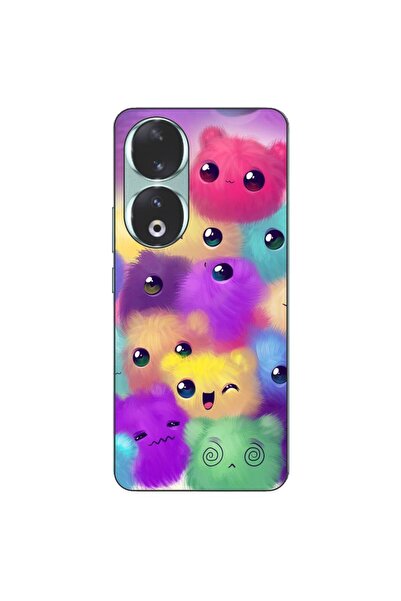OEM Husa compatibila cu Honor 90 5G Silicon Gel Tpu Model Pufosi Colorati