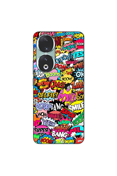 OEM Husa compatibila cu Honor 90 5G Silicon Gel Tpu Model Pop Art Pow Wow Boom