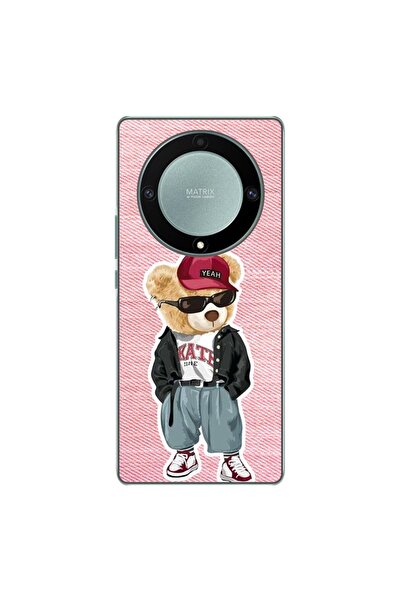 OEM Husa compatibila cu Honor Magic 5 Lite Silicon Gel Tpu Model Pink Jeans Bear
