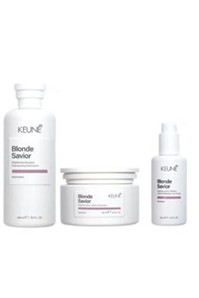 Keune Pachet Iluminator pentru Par Blond - Blonde Savior Brightening: Sampon ...