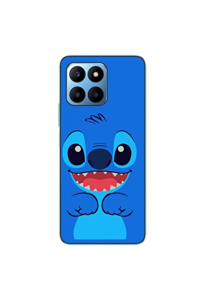 OEM Case compatible with Honor X6 Silicone Gel Tpu Pattern Stitch Happy