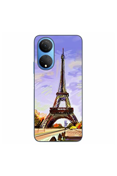 OEM Husa compatibila cu Honor X7 Silicon Gel Tpu Model Desen Turnul Eiffel