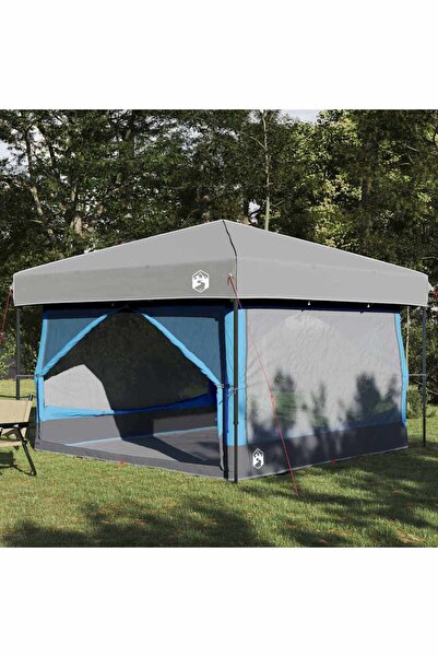 vidaxl 7-Person Inner Tent Blue and Grey 300 x 300 x 250 cm