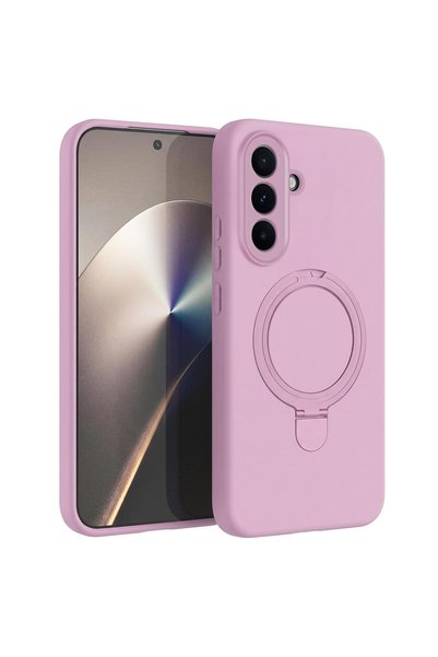 Microsonic Samsung Galaxy S26 Compatible Case Aura Stand Magsafe Pink
