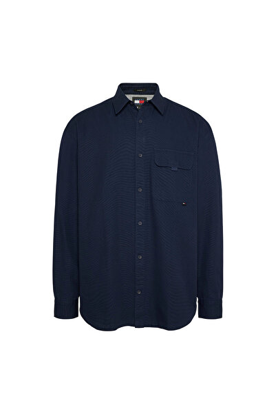 Tommy Hilfiger Cămașă bărbătească stil colegiu cu logo pe spate, croială leje...