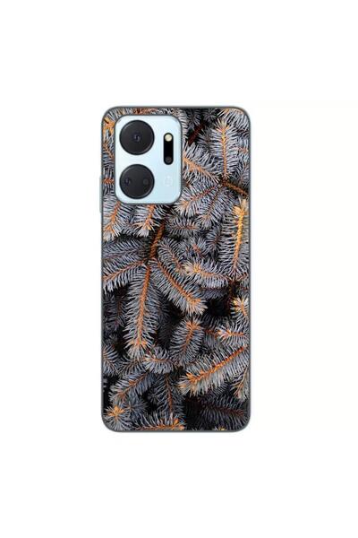 OEM Husa compatibila cu Honor X7a Silicon Gel Tpu Model Crengi de Brad