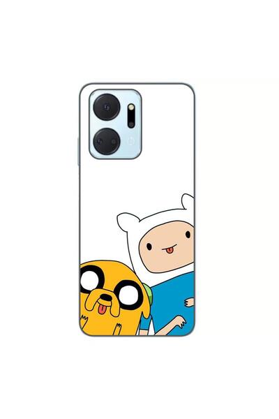 OEM Θήκη συμβατή με Honor X7a, από σιλικόνη gel TPU, με σχέδιο Γλώσσες των Φι...