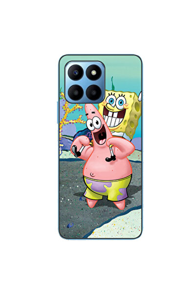 OEM Husa compatibila cu Honor X8 5G Silicon Gel Tpu Model Spongebob