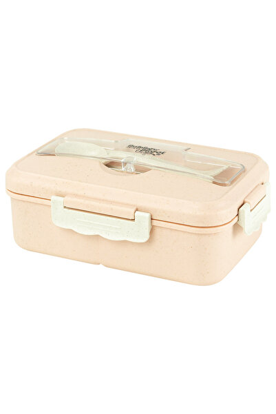Rainbow Skool - 4 Compartment Lunchbox With Cutlery 1000ml - Pink
