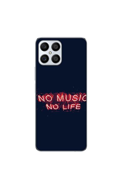 OEM Θήκη συμβατή με Honor X8 Σιλικόνης Gel TPU Μοντέλο No Music No Life