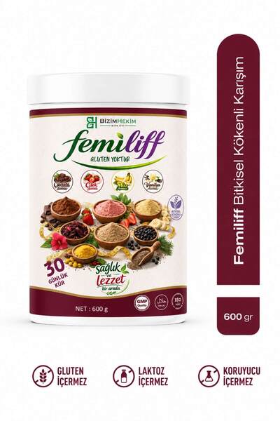BİZİMHEKİM ŞİFA EVİ FEMİLİFF BİTKİSEL KÖKENLİ KARIŞIM 600 G