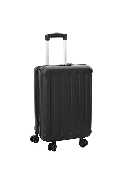 vidaxl Suitcase with lock Black 43 x 27 x 66 cm ABS plastic