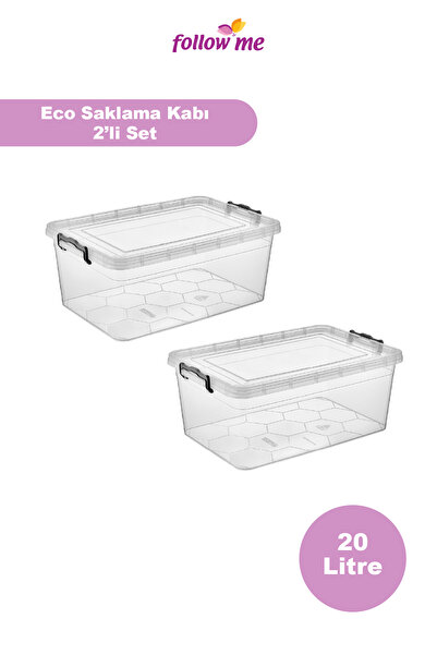 follow me Eco Storage Container - 20 Lt Set of 2