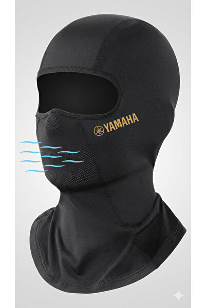 Flex Premium Yamaha Gold Reflektörlü Siyah Kar Maskesi Model 202 Balaklava Ba...