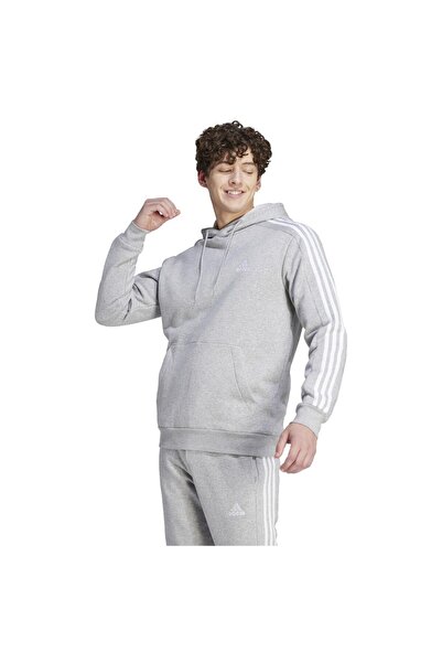 adidas Mens Essentials Fleece 3-Stripes Hoodie XL