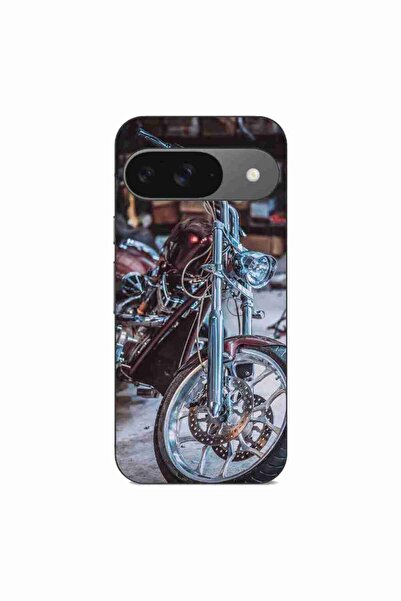 OEM Husa compatibila cu Google Pixel 9 Silicon Gel Tpu Model Harley Garage