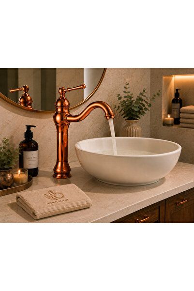 vb vitrinbanyo Rose High Bowl Sink Faucet – Classic Retro Bathroom Tap